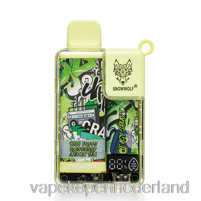 Vape Nederland Snowwolf Easy Smart Ea9000 Wegwerp Frambozen-citroenthee